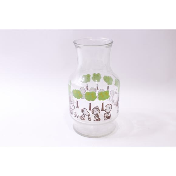 Peanuts Juice Pitcher, 9", Vase, Clear, Drinkware, Kitchen Decor~ 251013-WH 1373 - Picture 1 of 3